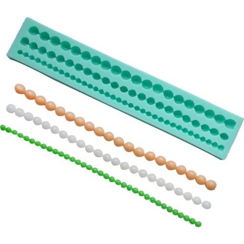 2021 New Silicone Mold Pearls Crafts Decorating Cake Candy Making Fondant Silica Gel Moulds DIY Baking Tool