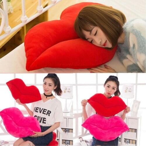 New Hot Sale Sexy Lips Pillow Cute Soft Pillow Plush Pillow Sofa Cushion Throw Pillow Factory Direct Sales
