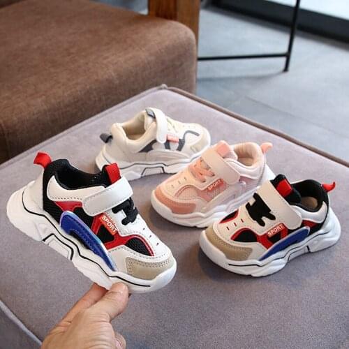 Spring and autumn childrens New ultra light sports shoes boys' Non Slip bottom casual shoes girls' breathable running XZ20010