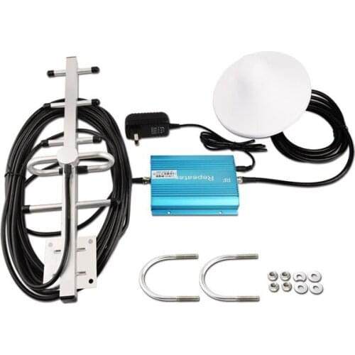 Upgraded version of GSM980 repeater cellular mobile phone signal repeater booster, 900MHz GSM amplifier booster + Yagi/ceiling a