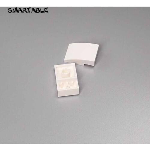 Smartable Slope Curved 2x3 No Studs Building Blocks MOC Parts DIY Learning Toys Set Compatible Major Brands 24309 City 50pcs/lot