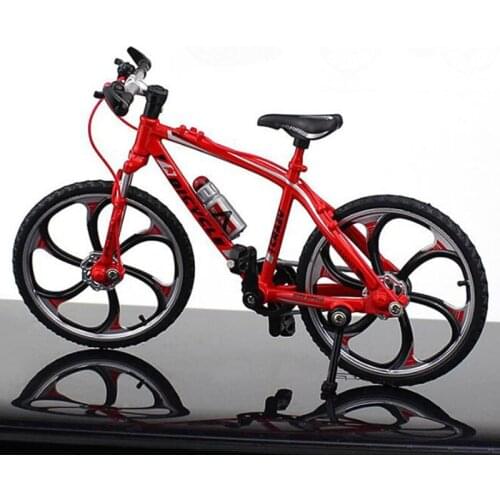 1:10 Metal Mountain Off Road Bicycle Model Toys Racing Cycle Cross Mountain Bike Replica Collection Diecast for Childrens Gift