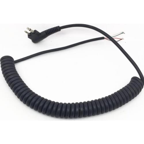 10PCS DIY makes line players microphone for Motorola GP88 300 2000 CT150 P040 PRO1150 XTN500 Walkie Talkie