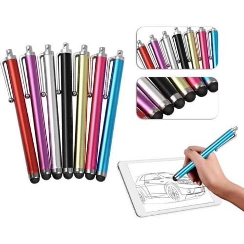 5PCS Precise Pen Stylus Capacitive Pencil For wholesale) For Pad Tablet PC Phone random colors Office Supplies
