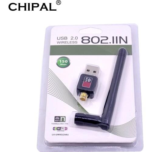 MJTEK 10PCS 150M Mini USB WiFi Adapter Dongle Antenna External Wireless LAN Network Card 802.11b/g/n for Windows 7 8 XP Vista