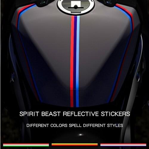 Motorcycle Accessories Reflective Stickers Car Styling Long Stickers Decoration Motor Cover Scratches Free Shipping Spirit Beast