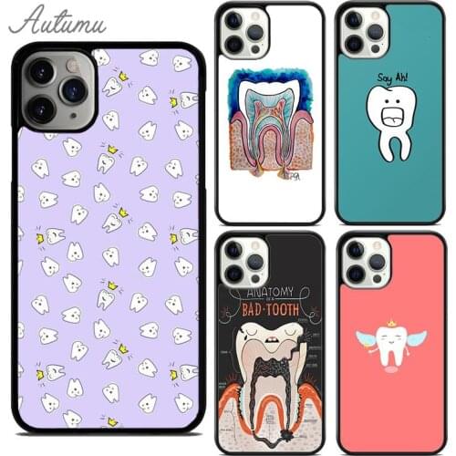 Dental Definitions Tooth Phone Case for iPhone 11 12 Pro Max mini X XR XS SE 2020 5 6S 7 8 Plus Samsung Galaxy S8 S9 S10 Cover