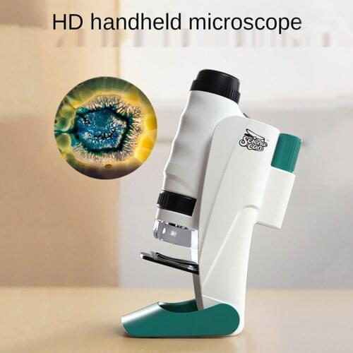 Childrens Portable Electronic Cell Phone Microscope Biological 120 Times HD High Power Toy