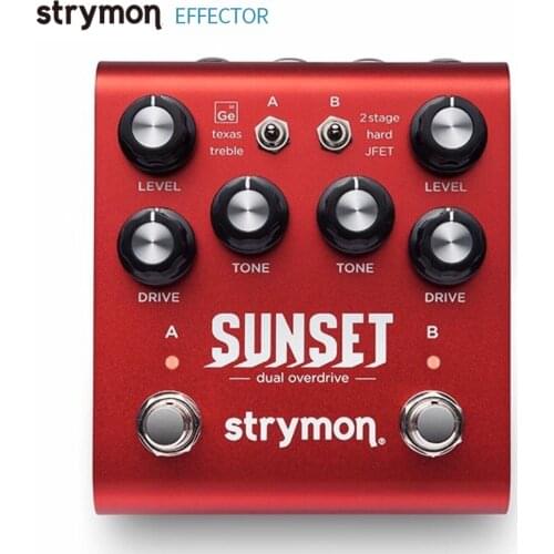 STRYMON Sunset Dual Overdrive Effects Pedal Effector
