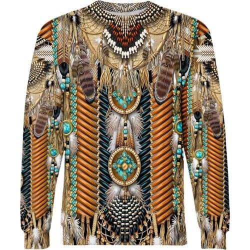 Harajuku Indian Casual Colorful Mens Womens Sportswear 3D Printed Fashion Ladies Streetwear / Sweatshirt /Jacket / S-8