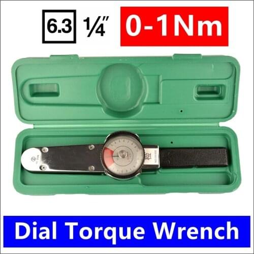 MXITA Mxita Repairing tools 1/4 0-1Nm Dial torque spanner High precision pointer Digital torque wrench