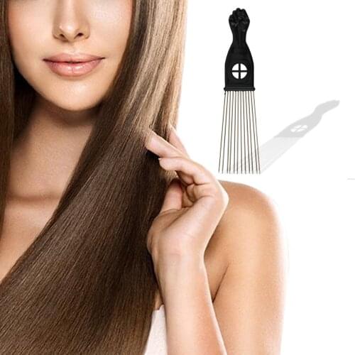 Metal Afro Comb African American Pick Comb Hair Brush Hairdressing Styling