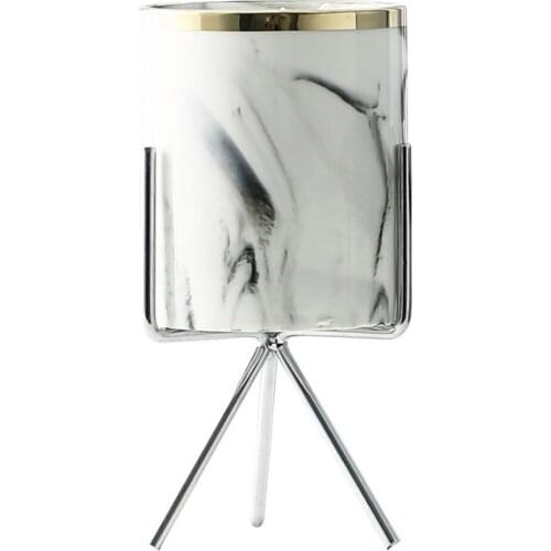 Stainless Steel Vase Flower Stand Gardening Supplies Ceramics Decoration Gold Iron Silver For Home FlowerPot