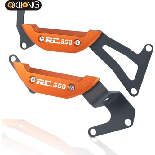 RC 250 RC 390 Motorcycle Accessories Alumimum Engine Guard Cover protector Crap Flap For RC250 RC390 2017 2018 2019 20202021