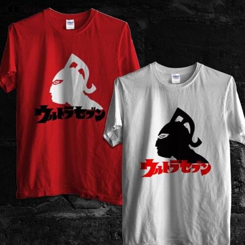 Tops Summer Cool Funny T-Shirt Ultraman Seven 7 Ultraseven Japan Classic Superhero T-Shirt Summer