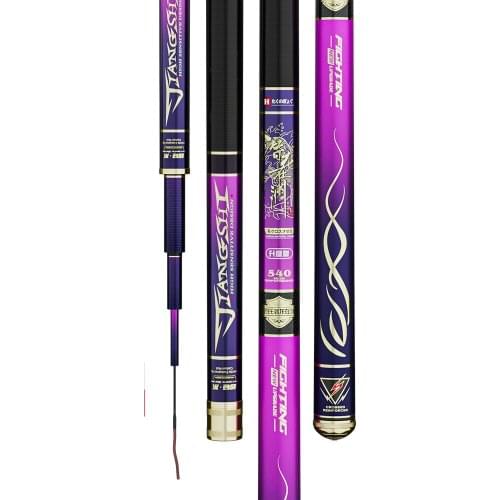 4H 5H 6H Hard Taiwan Fishing Olta Vara De Pesca 60T High Carbon Fiber 3.6m-8.1m Hand Rod for Black Pit Carp Fishing Canne