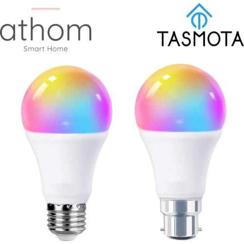 ATHOM pre flashed TASMOTA smart bulb ESP8285 works with home assistant