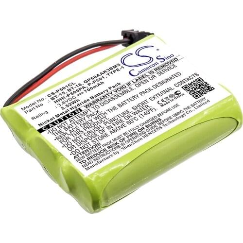 Cameron Sino Cordless Phone Replacement Ni-MH Battery 700mAh For RCA 23621, 3N-600AA(mtm) Free Tools