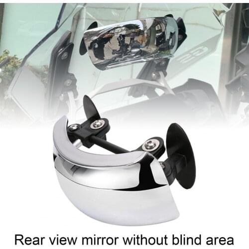 Retro Rearview Mirror 180 Degree Dead Zone Free PC Motorcycle Modification Wide Angle Mirror General Electric Car for Scooter