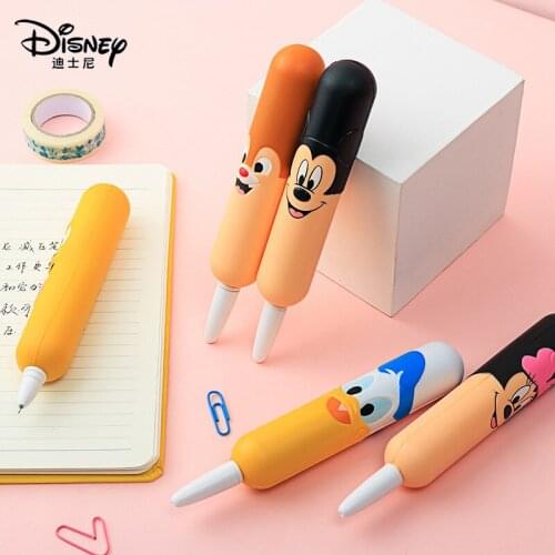 Disney cartoon stationery cute student decompression pen creative black 0.5mm neutral pen 1pcs