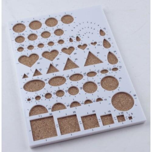 1 Pcs Scrapbooking Stamping Wedding Decoration Card Making Mosaic Quilling DIY Carft Paper Quiliing Corkboard Template