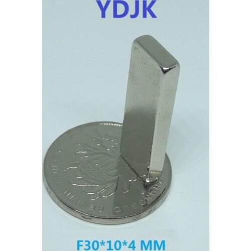10 20pcs/lot N35 Neodymium magnet 30*10*4 Super Strong Rare earth permanent magnet 30 X 10 X 4 NdFeB magnets 30X10X4