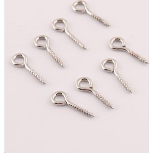 100pcs 15mm Small Sheep Eyes Nail Screw Jewelry Accessory Claw Nails Bead pendant DIY Jewelry Accessories