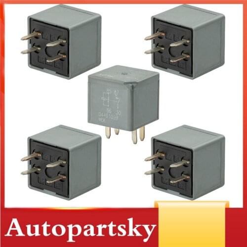 5 x Original Automotive Relay for GMC for Buick UD Regal GL8 Motor Fan 40A 3604 4-feet 12193602 12088567 12077866 12193604 3604