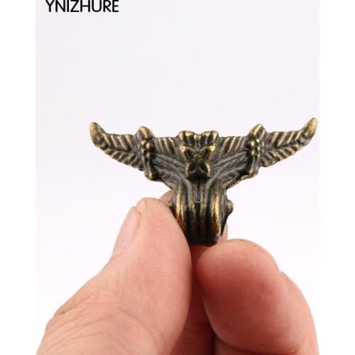 50pcs 28x22mm zinc alloy imitation Silver Bronze feet decorated wooden boxes fixed support legs Corner decorative metal corner b