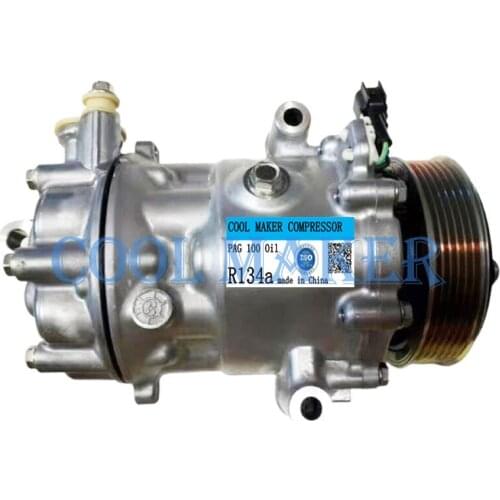 7V16 ac compressor for Citroen Jumper/Peugeot Boxer/Ford Transit 2.2 9676552680 1735914 1578424 7C1119D629AA