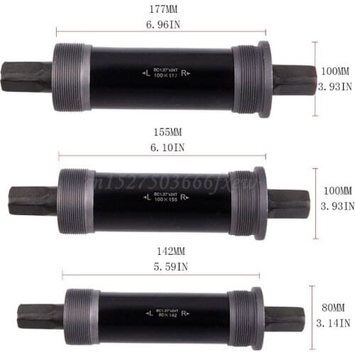 80mm 100mm Bicycle Square Tapered Bottom Bracket Axis for Fat Snow Bike Riding