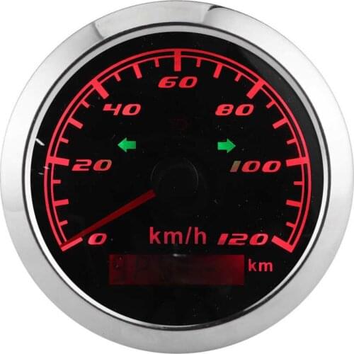 9-32V 3.3in GPS Speedometer 120KM/H IP67 Waterproof Anti-Fog Gauge for Car Motorcycle Auto accessories