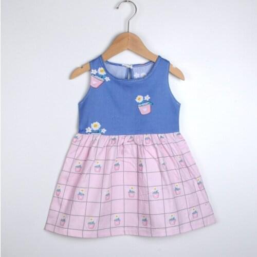 Bannabile Denim Dresses For Babies