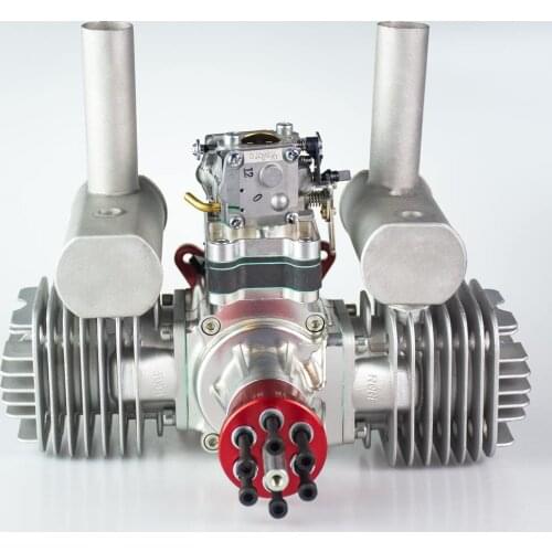 RCGF 120cc Twin Cylinder Petrol/Gasoline Engine Dual Cylinder with Muffler/Igniton/Spark Plug for RC Model Airplane