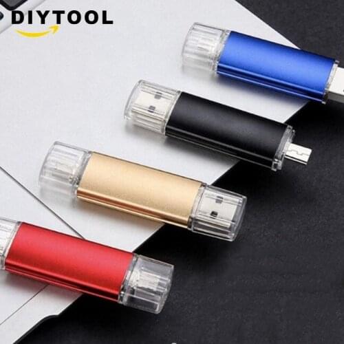 1TB 2TB USB 2.0 Flash Drives Metal Portable Memory U Disk Storage UK OTG u disk Random Color Package With box