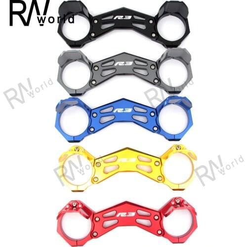Motorcycle CNC Front Shock Fork Brace Balance Clamp Bracket For YAMAHA YZFR3 YZFR25 2014-2018 2015 2016 2017 YZF R3 R25 YZF-R3