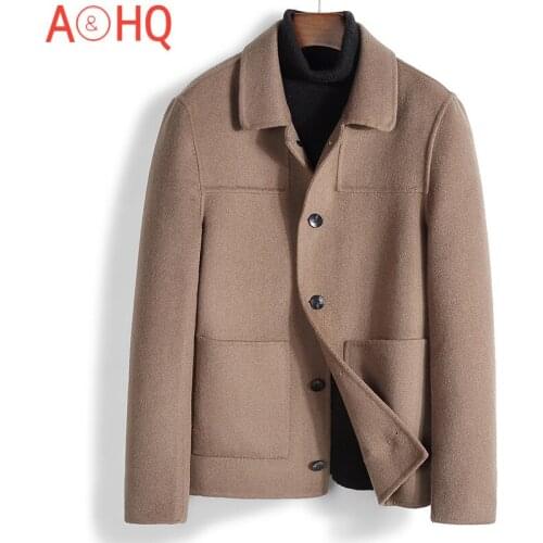 Mens Winter Jacket Men Clothing 2021 Korean Style Jackets Casual Wool Fur Coat Male Thick Clothes Ropa Hombre LXR949