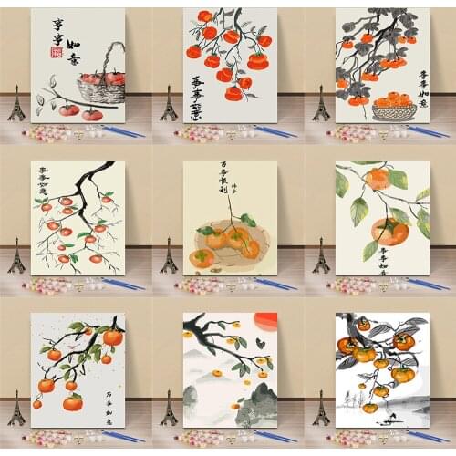 May All Go Well Painting By Numbers For Adults Kits Hand Painted Decor Drawing Canvas DIY Oil Coloring Paint Picture By Numbers