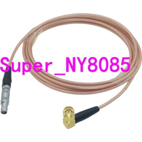 RG316 Cable Equality SMA Male Plug Right angle to FFA.00S C5 1Pin Connector for Ultrasonic Equipment Flaw Detector 3FT~10M