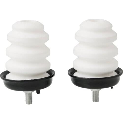 1 Pair Rubber Rear Frame Leaf Spring Bumper Bump Stop for 99-07 Silverado GMC 1500 15712438