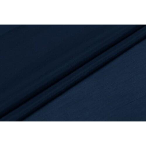 Howmay silk fabric cotton blend 9m/m 55" 140cm 50% silk 50% cotton blackish blue 120# for lining or womens dress scarf hijab