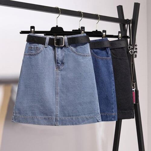 Sifafos Denim Skirts For Women