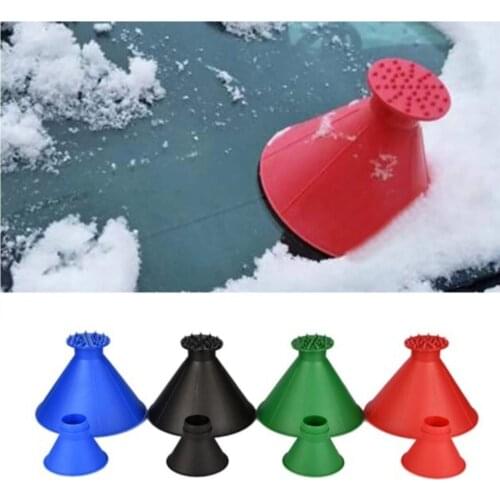 Car Snow Ice Scraper Cone Easy Operation Doesn 'T Take Up Space