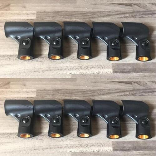 10PCS /LOT Hiqh quality Microphone Clip Holder fits for Shure A25D, SM58, SM57 & other 3/4" inch microphone