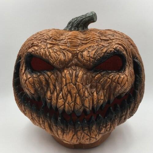 Spooky Face Led Halloween Pumpkin Lantern Light Toy Celebration Decoration