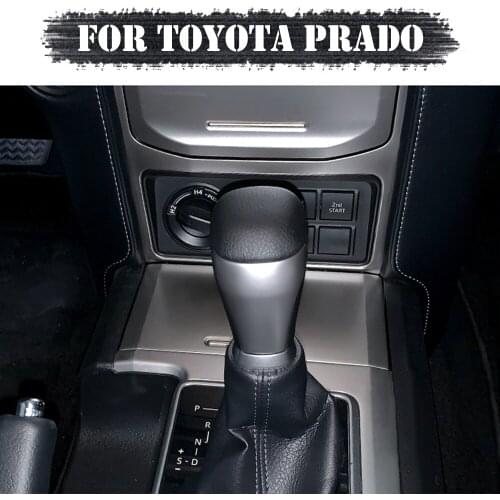 For Toyota Highlander Prado 2018-2020 Hige Leather ABS Car Styling Automatic Car Gear Shift Knob Shift Lever HandBall