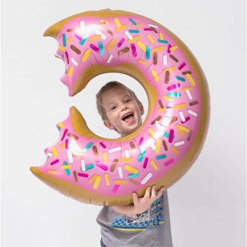 Large Ice Cream Popcorn Toy Pineapple Donut Aluminum Foil Balloon Happy Birthday Party Decoration Baby Shower Christmas Globos