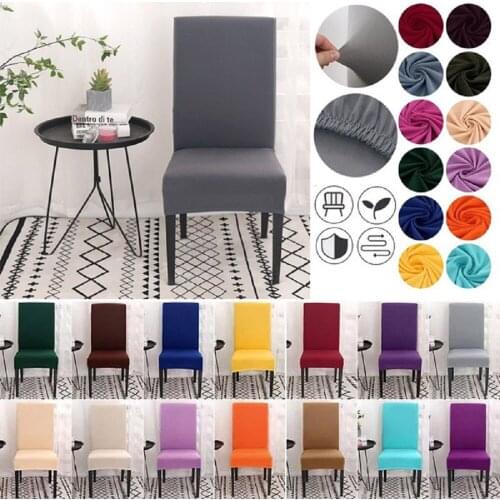 Slipcover Removable Anti-dirty Seat Chair Cover Spandex Kitchen Cover For Banquet Wedding Dinner Restaurant Chair Cover