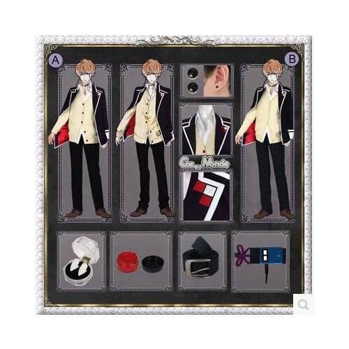 DIABOLIK LOVERS Sakamaki Shu Cosplay Costume Custom Made Any Size Free Shipping A