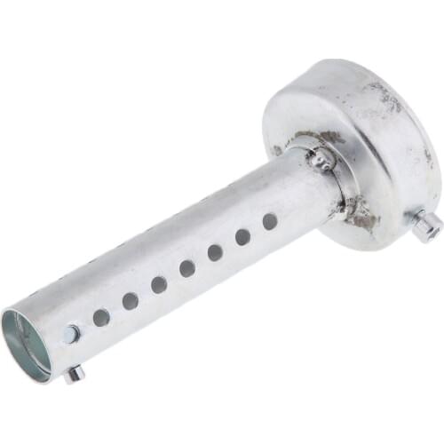 60mm Motorcycle Exhaust Can Muffler Insert Baffle DB Killer Silencer Adjustable Exhaust System Accessories Silver